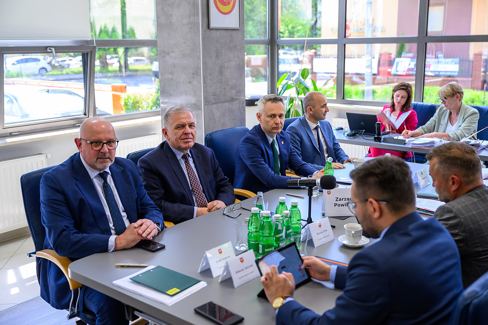 Zarząd powiatu na sesji