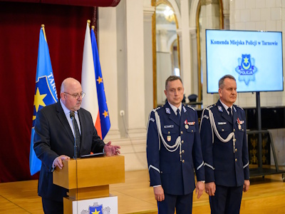 Objął stery tarnowskiej Policji - mł. insp. Bogumił Jedynak - Komendantem