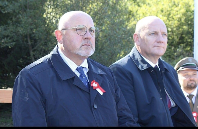 Starosta tarnowski Jacek Hudyma podczas przemowienia okolicznościowego