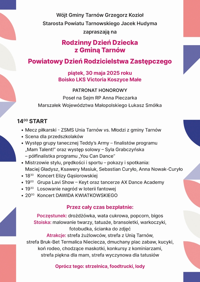 Grafika z zaproszeniem na to wyjątkowe wydarzenie