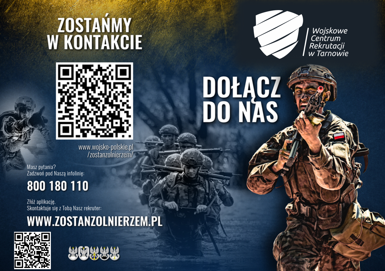 Plakat promujący wstąpienie do służby wojskowej