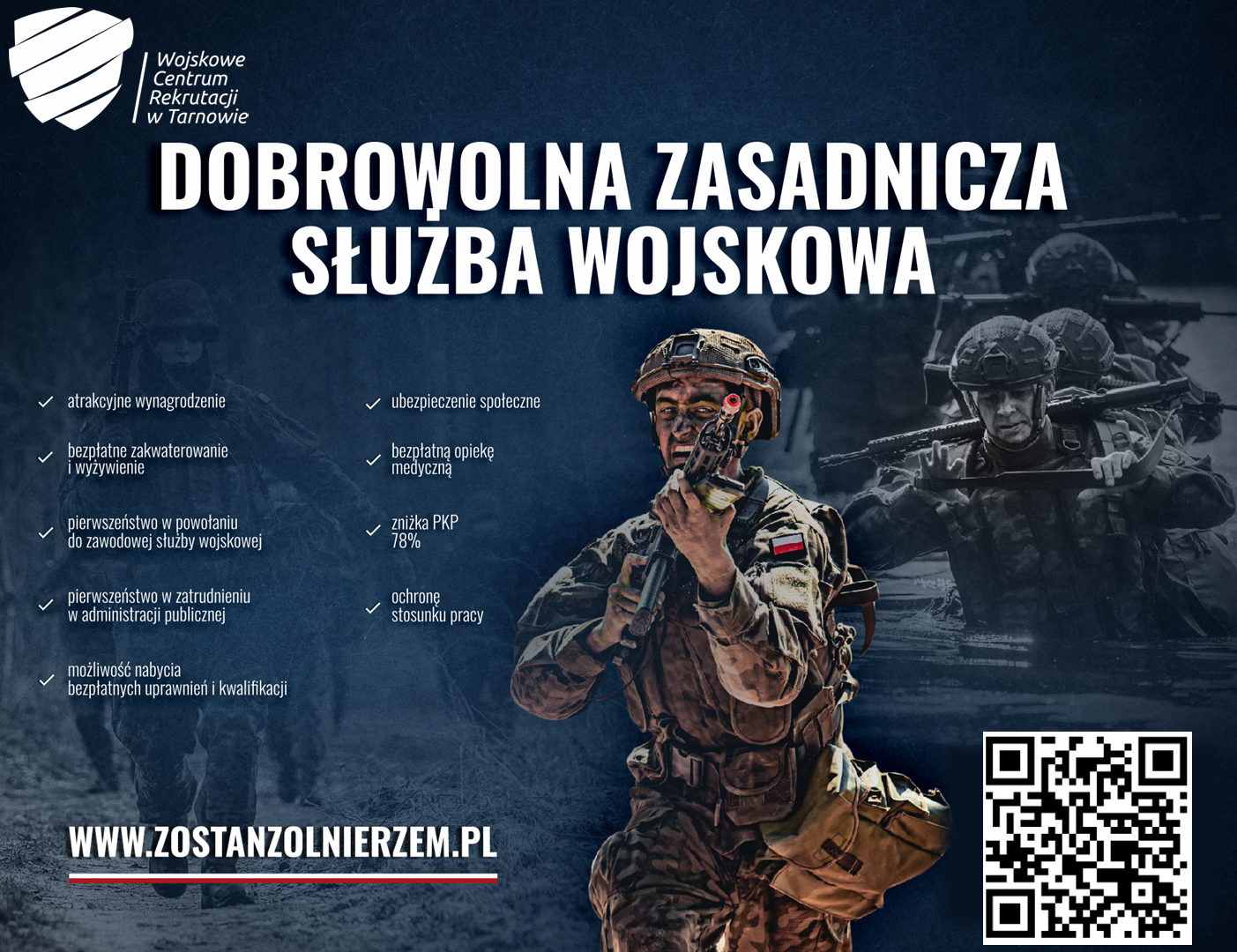 Dobrowolna zasadnicza służba wojskowa - plakat