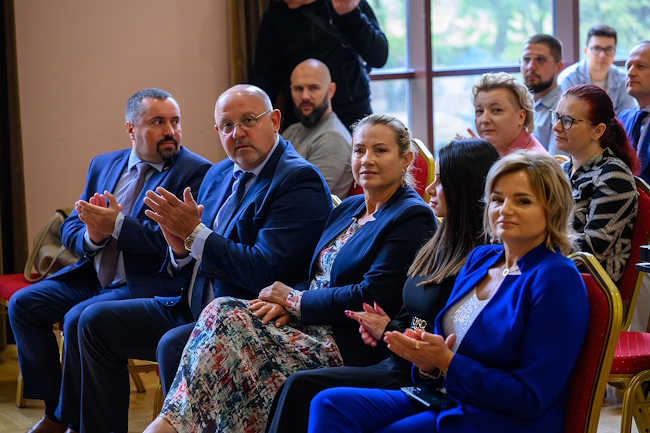 Uczestnicy konferencji podczas wykładów