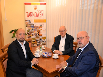 Razem dla bezpieczeństwa - spotkanie Starosty z przedstawicielami Zarządu Powiatowego ZOSP RP