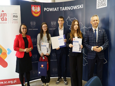 Finał konkursu Wiedzy Prawnej w Starostwie Powiatowym w Tarnowie za nami!