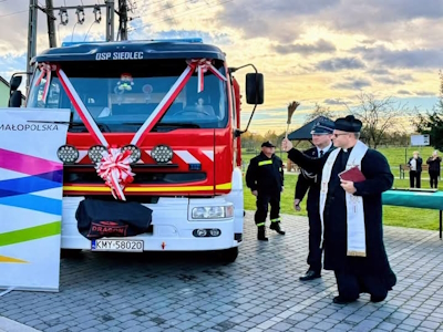  Nowy wóz bojowy dla OSP Siedlec!