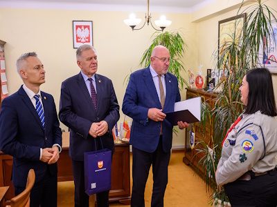 Działaczka na rzecz harcerstwa z wyróżnieniem