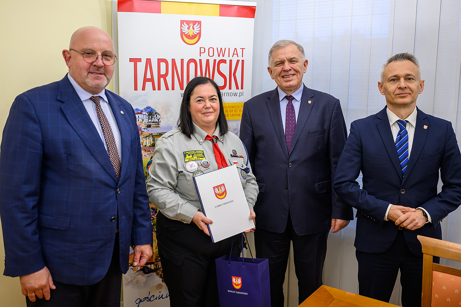 Wspólne zdjęcie wieńczące uroczyste spotkanie