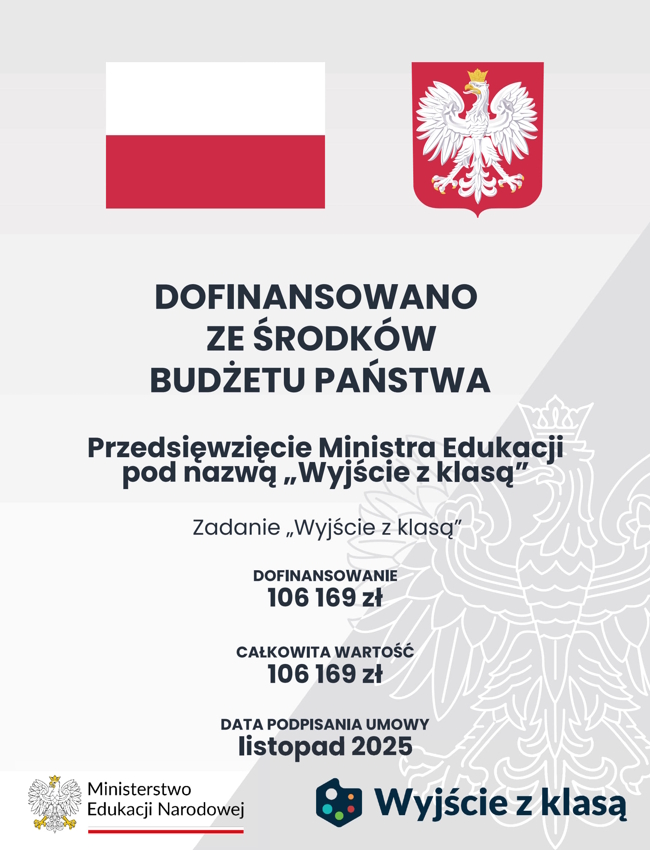 Plakat programu: Wyjście z klasą